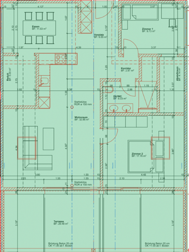 Helle und grosse 3.5-Zimmerwohnung an Top Lage (6)