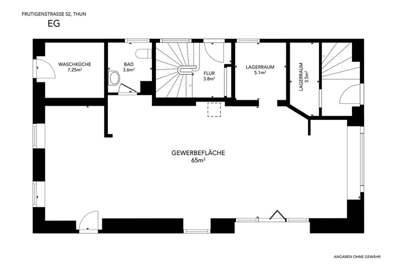 Immeuble d'habitation et de commerce rentable à Thoune - Situé au centre avec potentiel Airbnb (25)