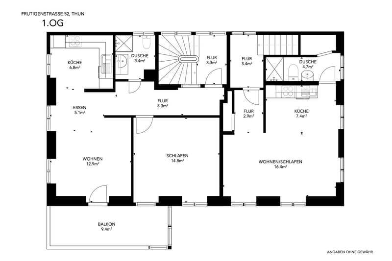 Immeuble d'habitation et de commerce rentable à Thoune - Situé au centre avec potentiel Airbnb (26)