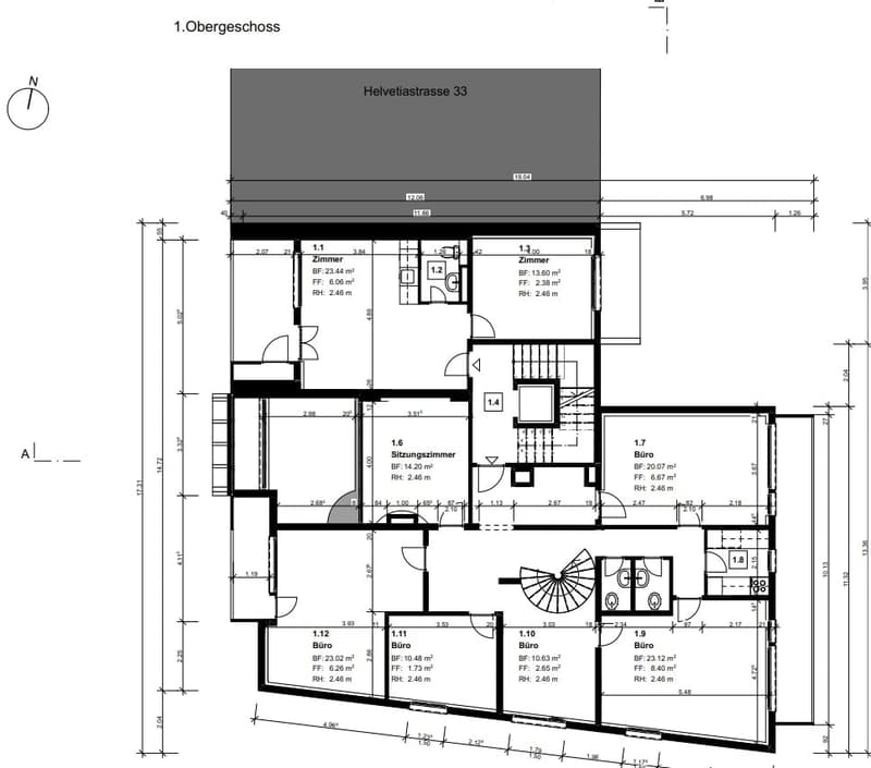 Living room, kitchen, 4 bedrooms, 2 bathrooms, balcony