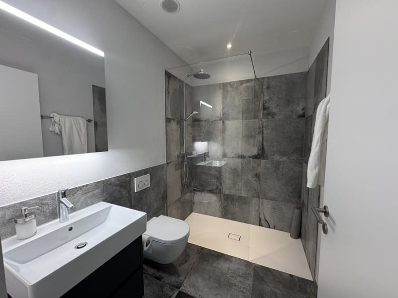 Badezimmer mit Dusche