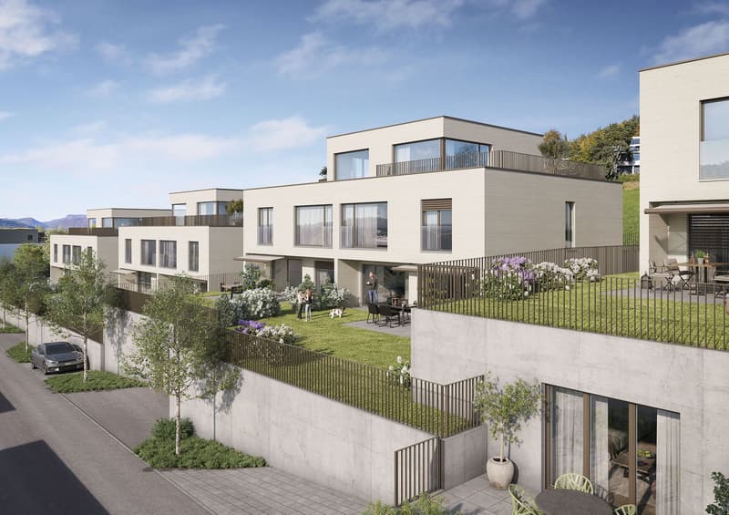 Neubauprojekt "Sonnenberg" in Nussbaumen bei Baden - Familienfreundliches und stadtnahes Wohnen mit traumhafter Fernsicht (2)