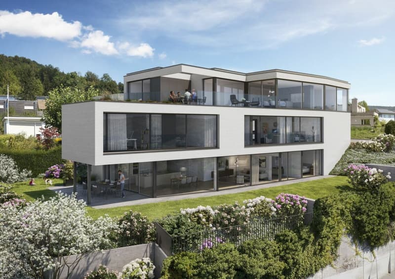 «SOLAIR» - Zwei exklusive und äusserst grosszügige Terrassenhäuser an einmaliger Panoramalage (1)