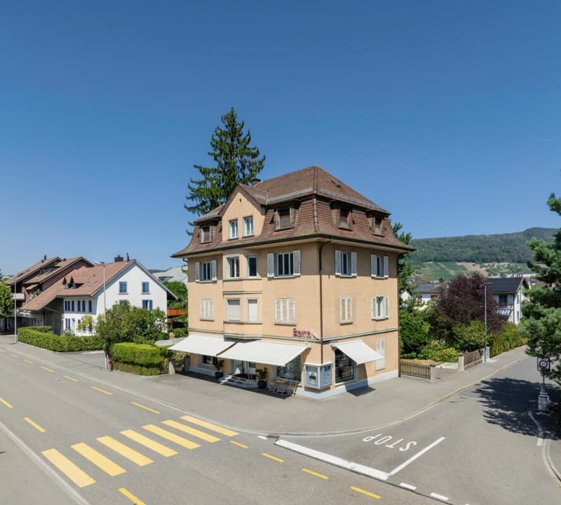 Charmante Altbauwohnung direkt beim Bahnhof Wettingen (1)