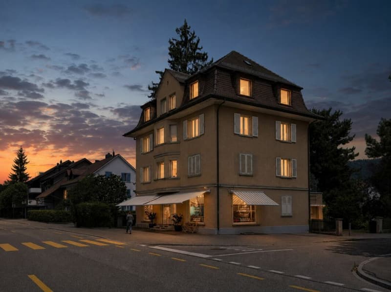 Charmante Altbauwohnung direkt beim Bahnhof Wettingen (3)