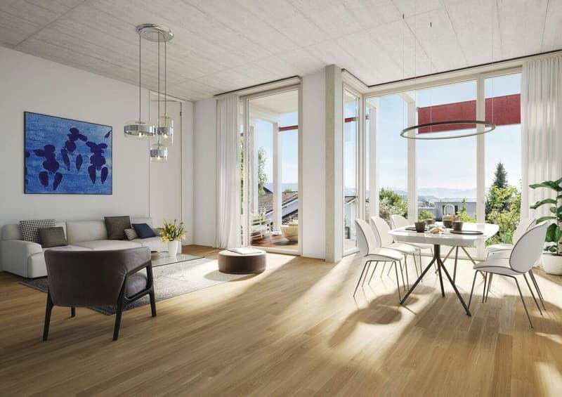 Visualisierung Wohnzimmer