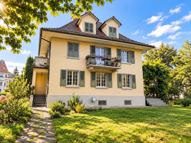 Charmante 3.5-Zimmerwohnung mit Balkon und Gartennutzung in Thun (1)