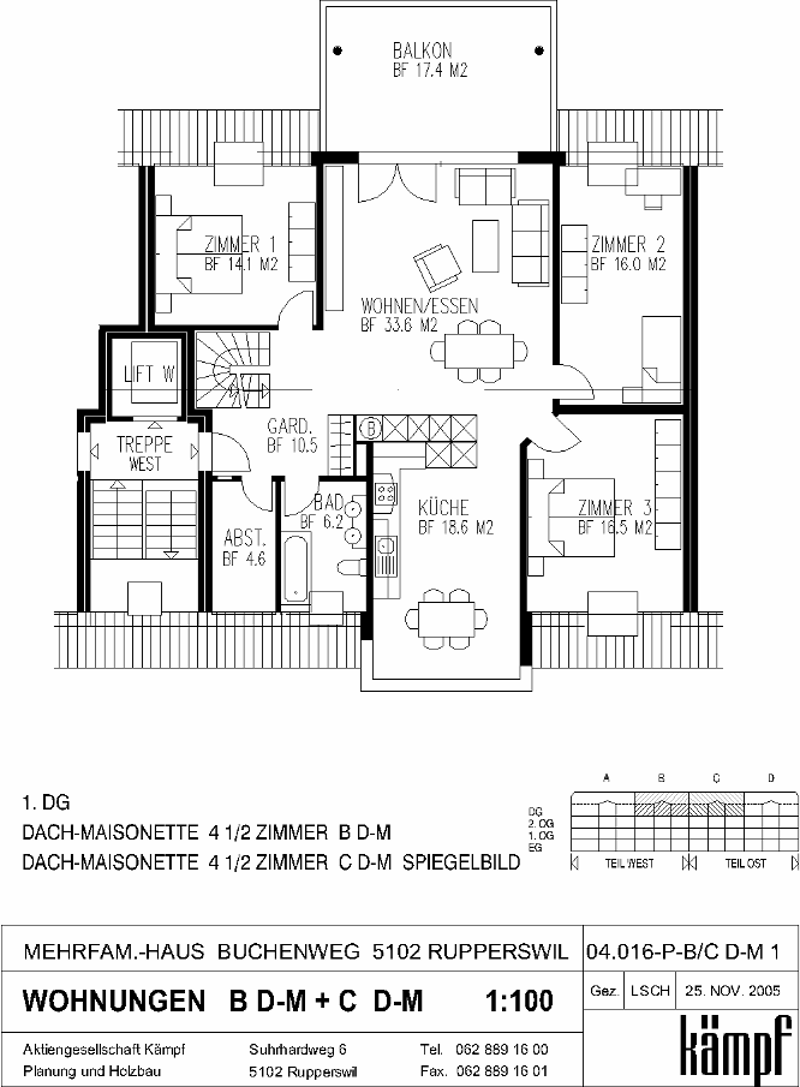 Grosszügige 5½-Zimmer-Dach-Maisonettewohnung (10)