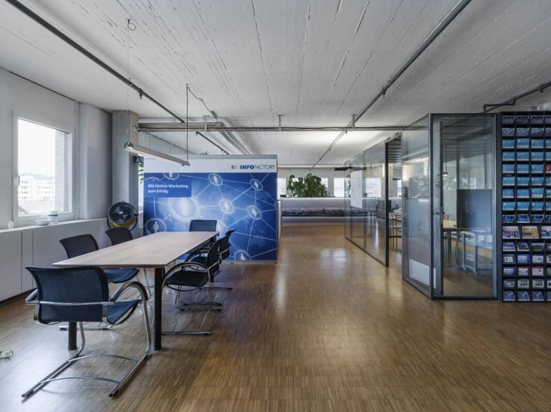 Ausgebaute Bürofläche im Shared Office mit Küche und Aufenthaltsraum (3)