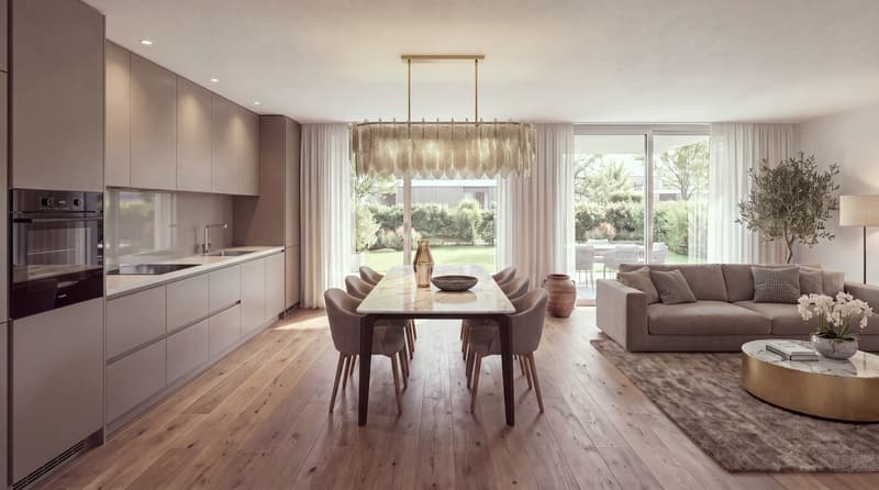Erstbezug Schafisheim: 4.5-Zimmer-Wohnungen mit Balkon, 97 m² (1)