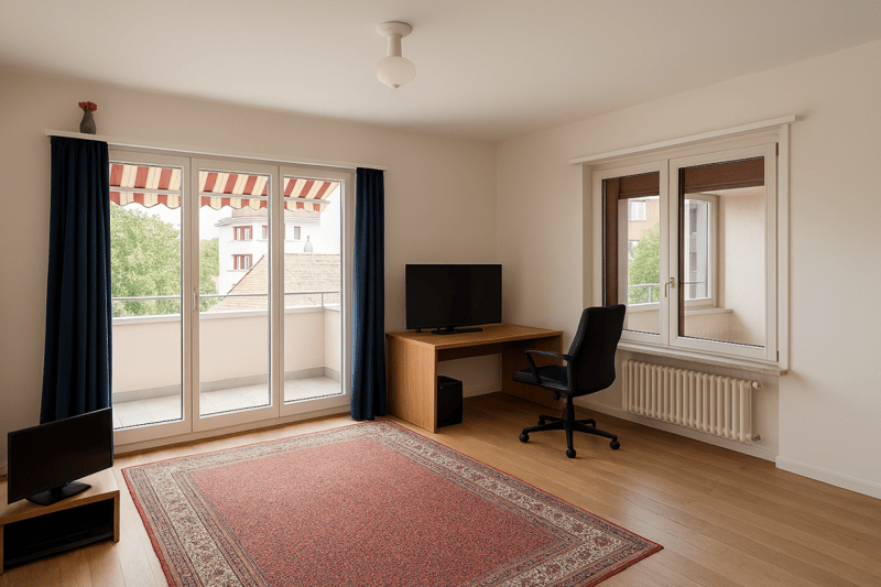 gemütliche 3- Zi. Wohnung am Stadtrand (3)