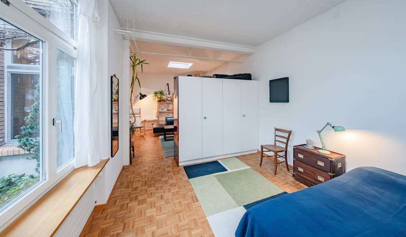 lichtdurchflutetes Loft im Erdgeschoss mit Sicht auf Innenhof (5)