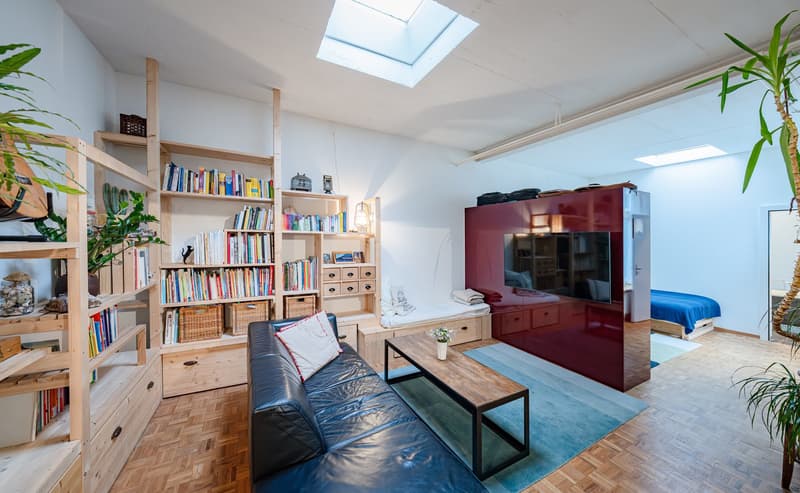 lichtdurchflutetes Loft im Erdgeschoss mit Sicht auf Innenhof (4)