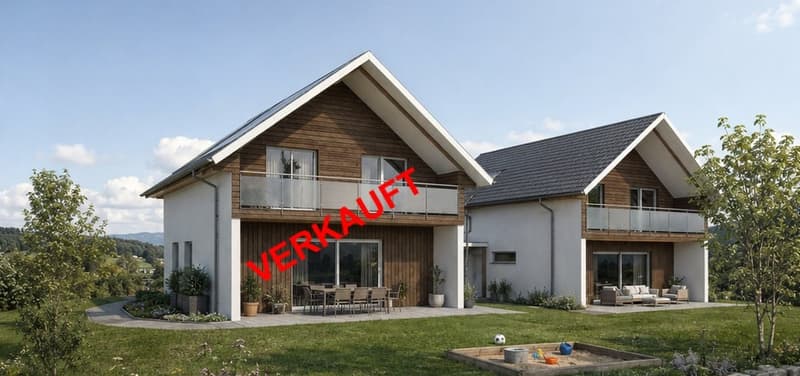 DAS SUCHEN HAT EIN ENDE. Neues, freistehendes 5 ½ -Zimmer-Einfamilienhaus (3)