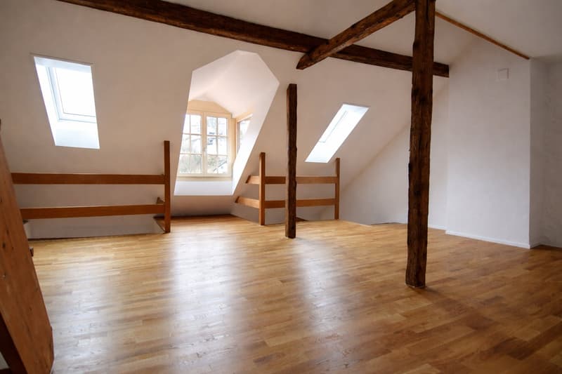 Grosszügige Altstadt-Dachwohnung auf drei Wohnebenen mit Loggia und Schlossblick (4)