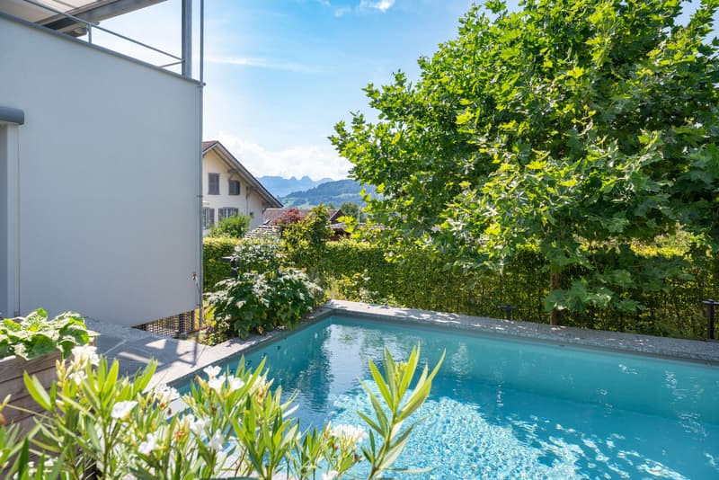 Pool und Aussicht