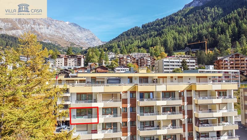 Charmante 3-Zimmer-Ferienwohnung mit Panoramablick in Leukerbad (2)