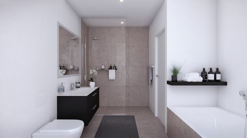 Nouveau bâtiment : appartements de 3,5 pièces en mansarde - Lumière, espace et atmosphère (2)