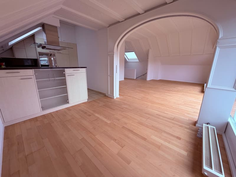 Helle 3-Zimmer-Dachwohnung mit direktem Liftzugang (2)