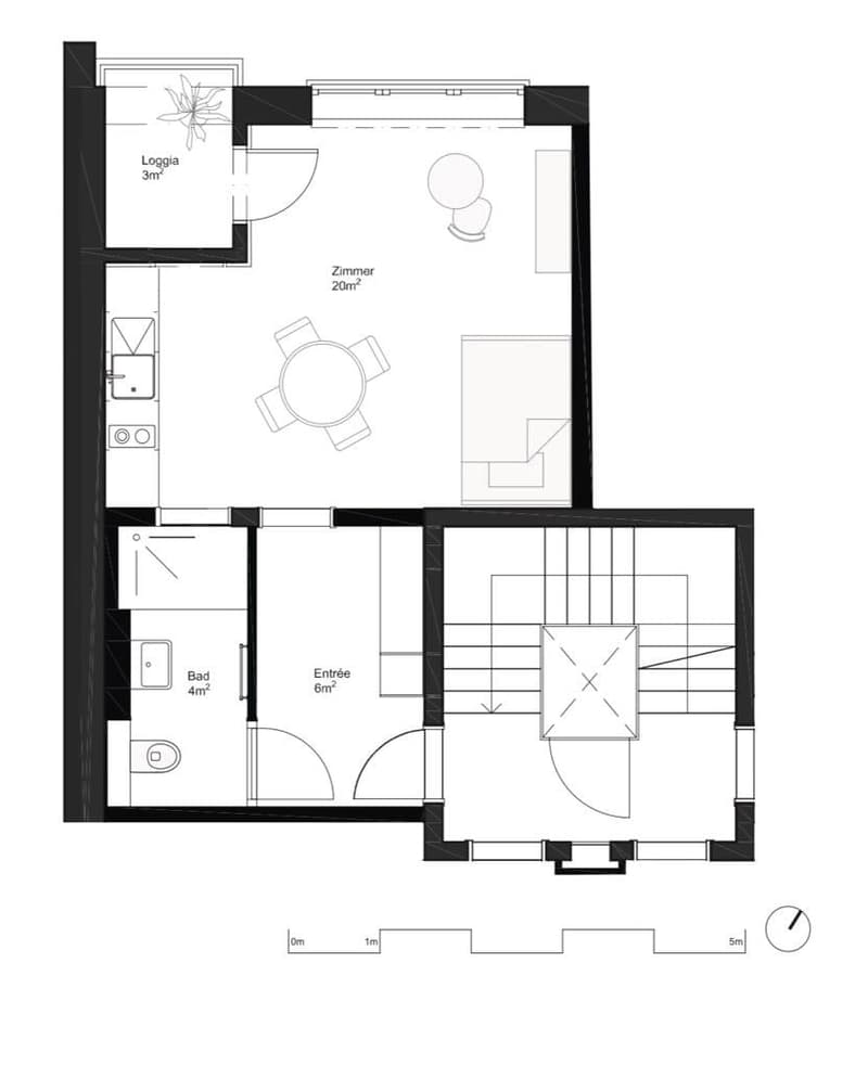 Geräumige und helle 1-Zimmer-Wohnung nahe Zentrum (6)