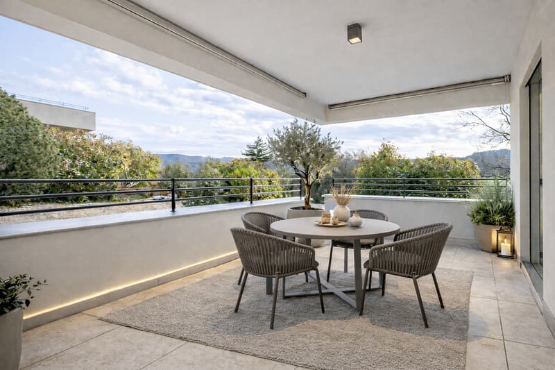 Visualisierung Balkon