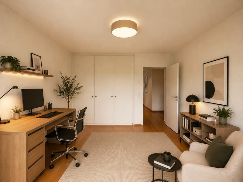 Visualisierung Kinder- oder Arbeitszimmer