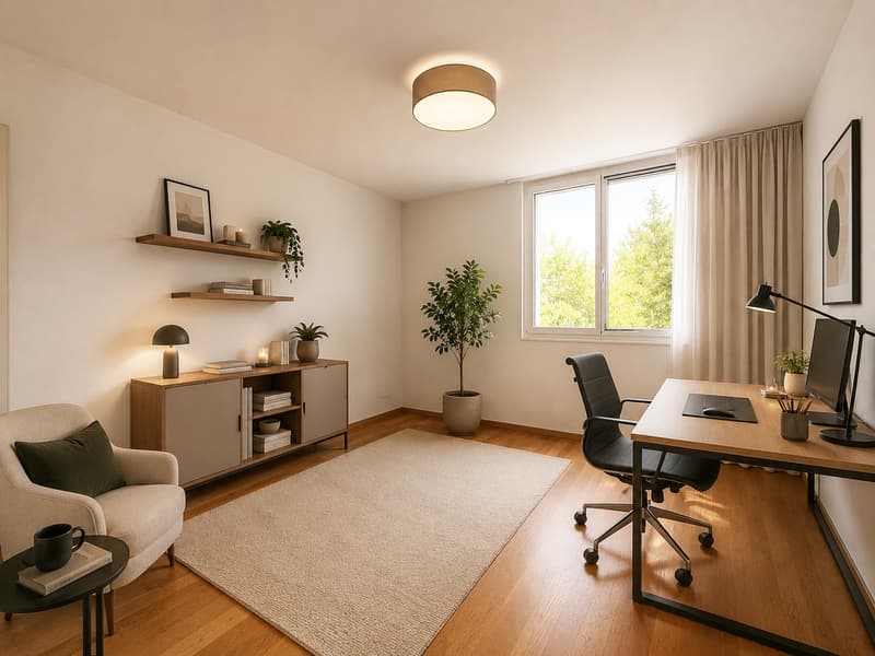 Visualisierung Kinder- oder Arbeitszimmer
