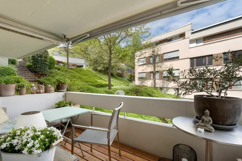 kleiner und feiner West-Balkon