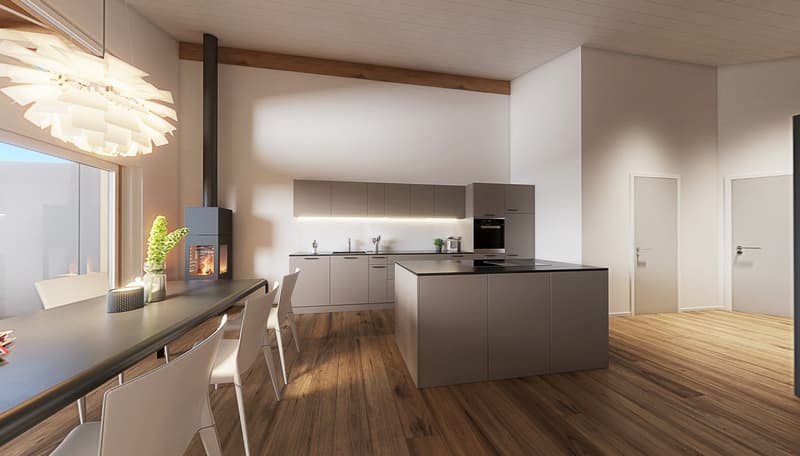 4.5 Zimmer-Dachwohnung in Gunten (Sigriswil) (3)
