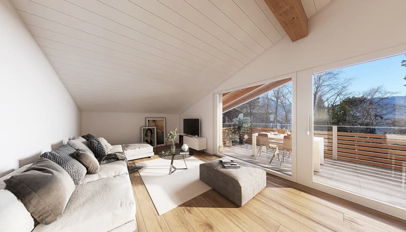4.5 Zimmer-Dachwohnung in Gunten (Sigriswil) (2)