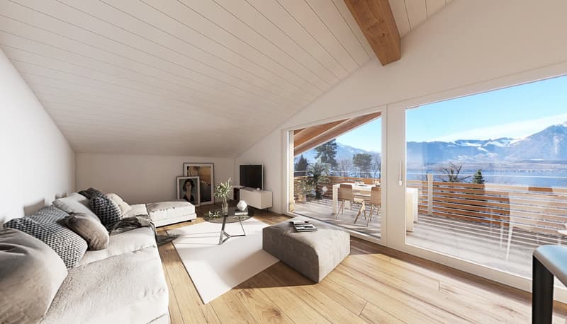 4.5 Zimmer-Dachwohnung in Gunten (Sigriswil) (2)