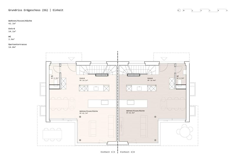 Neubau 5.5 Zimmer-Doppel-Einfamilienhäuser in Heimberg (6)