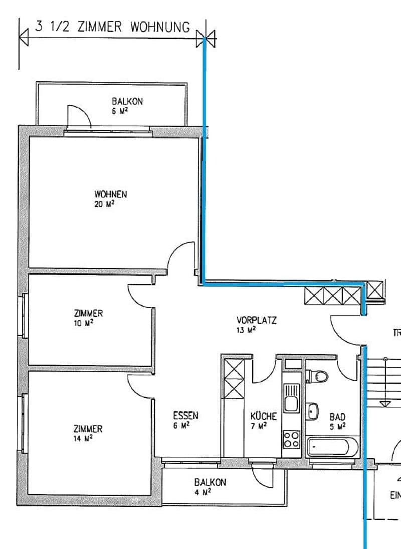 3.5-Zimmerwohnung an ruhiger Lage in Künten (9)