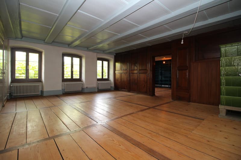 Charmante 5-Zimmer-Altbauwohnung mit Balkon in Windisch (1)