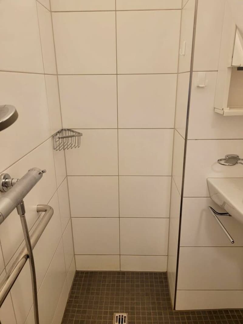 Dusche in Nasszelle