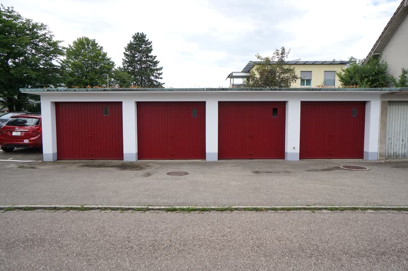 Frontansicht Garagenboxen