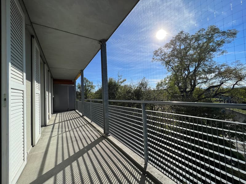 Balkon (Beispielfoto aus baugleicher Wohnung; Abweichungen sind möglich)