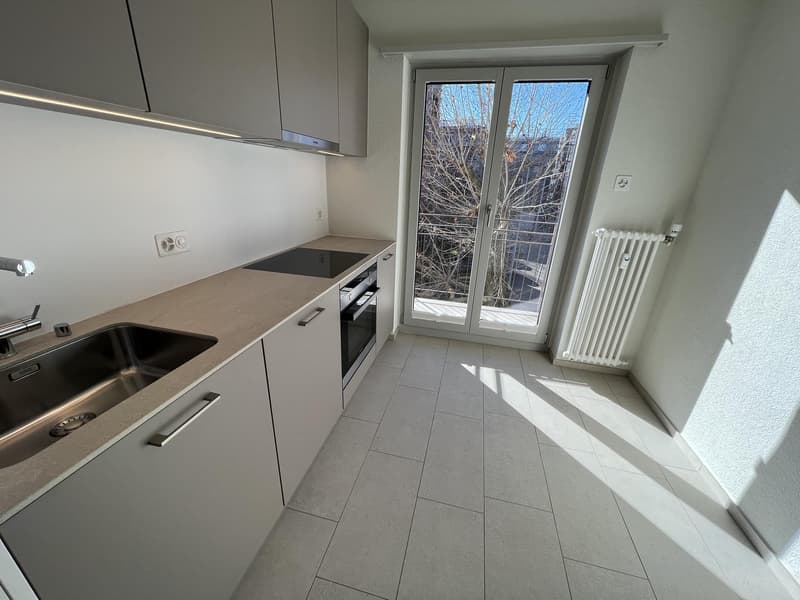 Küche (Beispielfoto aus baugleicher Wohnung auf dem 2.OG; Abweichungen sind möglich)