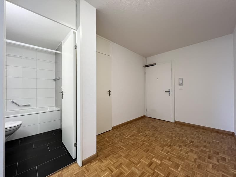 Entrée / Badezimmer (Beispielfoto aus baugleicher Wohnung; Abweichungen sind möglich)