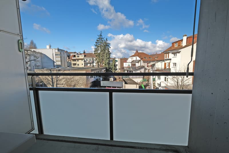 Balkon Hofseite