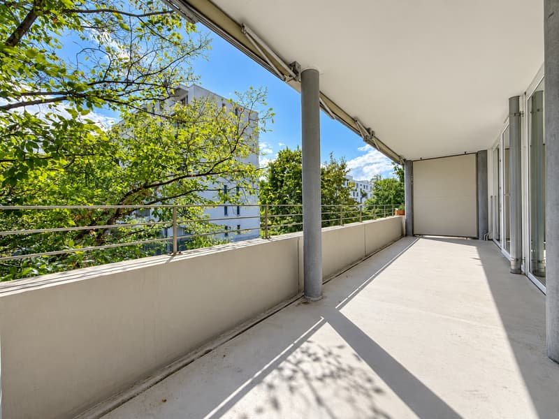 Balkon (Beispielfoto aus baugleicher Wohnung; Abweichungen sind möglich)