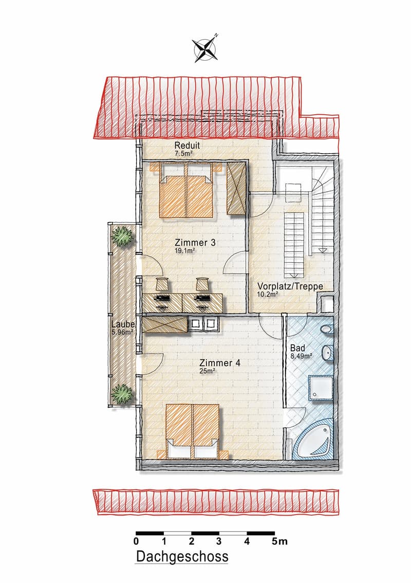 Naturnahe Maisonette-Wohnung in Kirchlindach. (15)