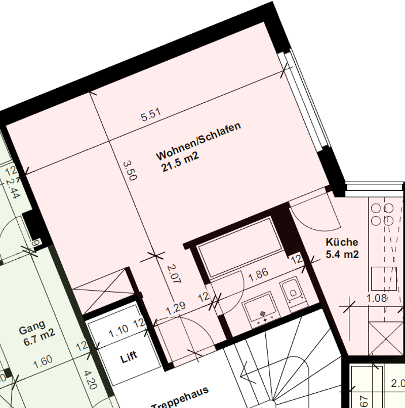 Hübsche 1.0-Zimmerwohnung im Länggassquartier zu vermieten! (7)
