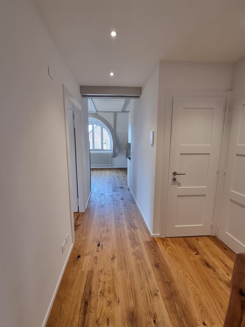 Sehr helle, sonnige 2 Zi. Single Wohnung im Dachgeschoss (7)