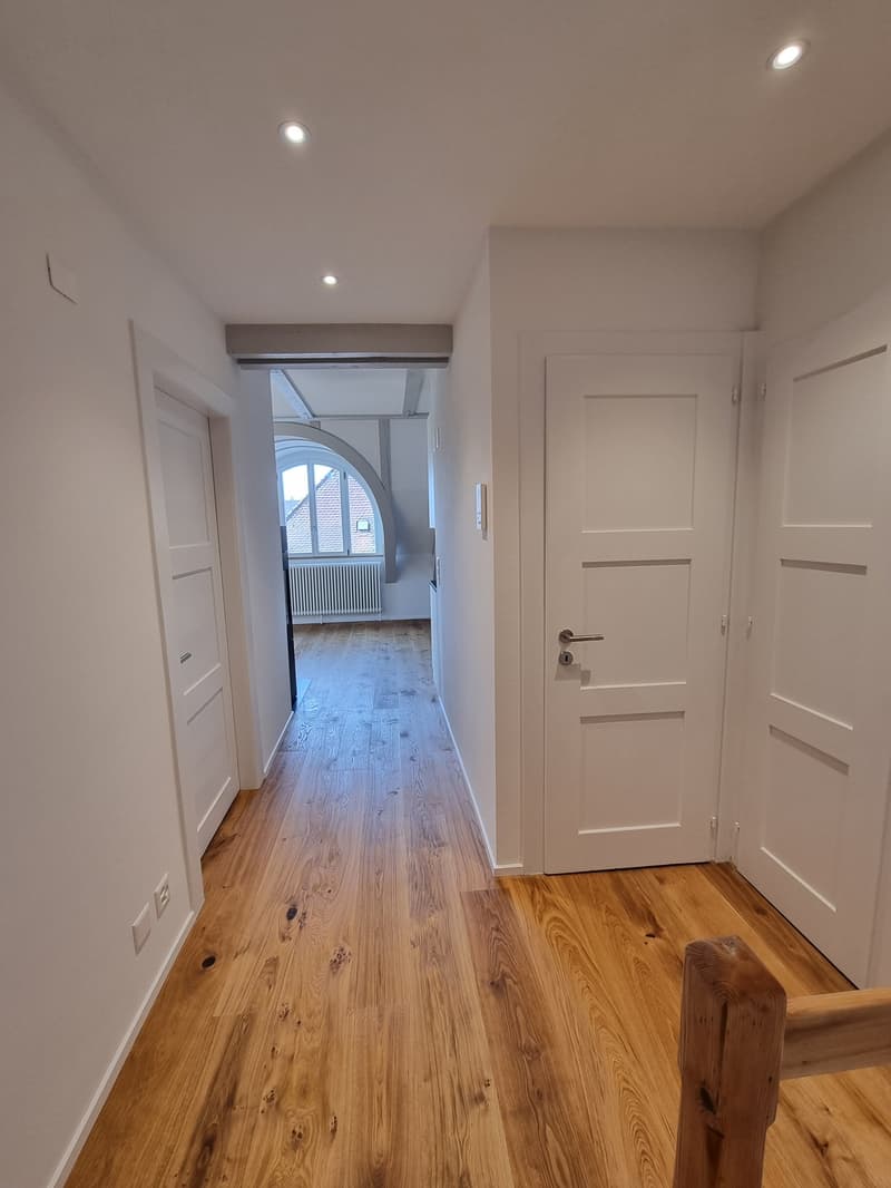 Sehr helle, sonnige 2 Zi. Single Wohnung im Dachgeschoss (8)