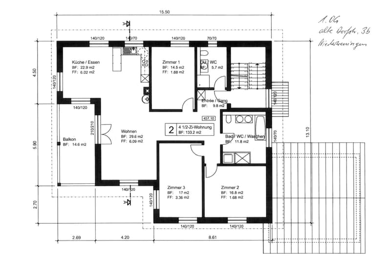 Der attraktive Wohnungsgrundriss