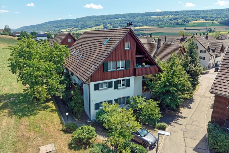 Zufahrt zur Liegenschaft am Ende der Sackgasse