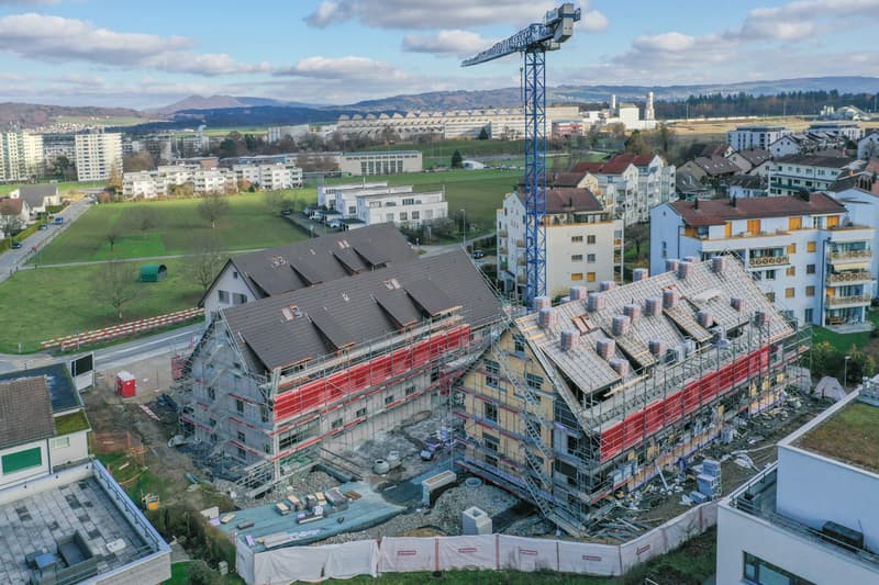 Luftbild von der Gartenseite