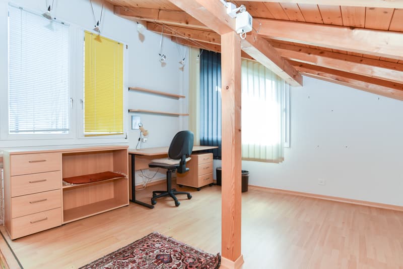 Ausgebauter Raum über der Garage