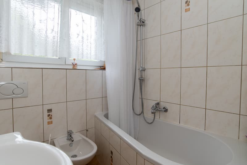 ...mit Badewanne